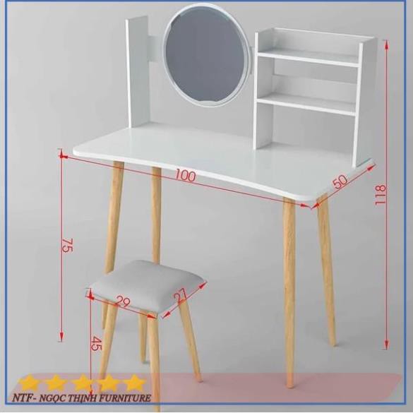 🍀Ghế Bàn Trang Điểm, Bàn Phấn Đa Năng Cho Các Cô Nàng Xinh Đẹp - GC08 | BigBuy360 - bigbuy360.vn
