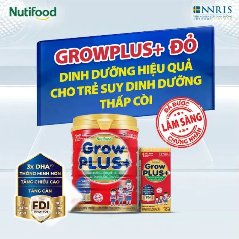 sữa NUTI GROWPLUS FDI mới