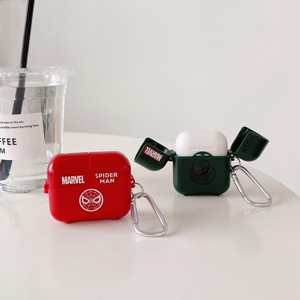 Vỏ Bảo Vệ Hộp Sạc Tai Nghe AirPods3 2021 / 3 / 3 Họa Tiết Marvel Chất Lượng Cao Ốp