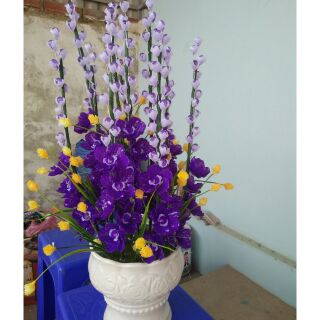 Nguyên liệu hoa đá pha lê không lọ 11cành