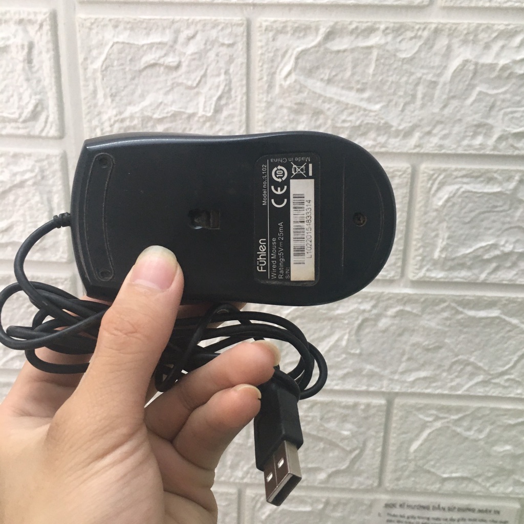 Chuột Fuhlen L102 có dây like new chính hãng giá rẻ