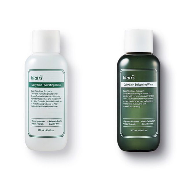 Nước hoa hồng Klairs Daily Skin Softening Water 500ml | BigBuy360 - bigbuy360.vn