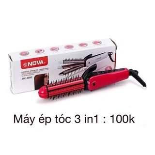 Máy ép tóc 3in1 nova