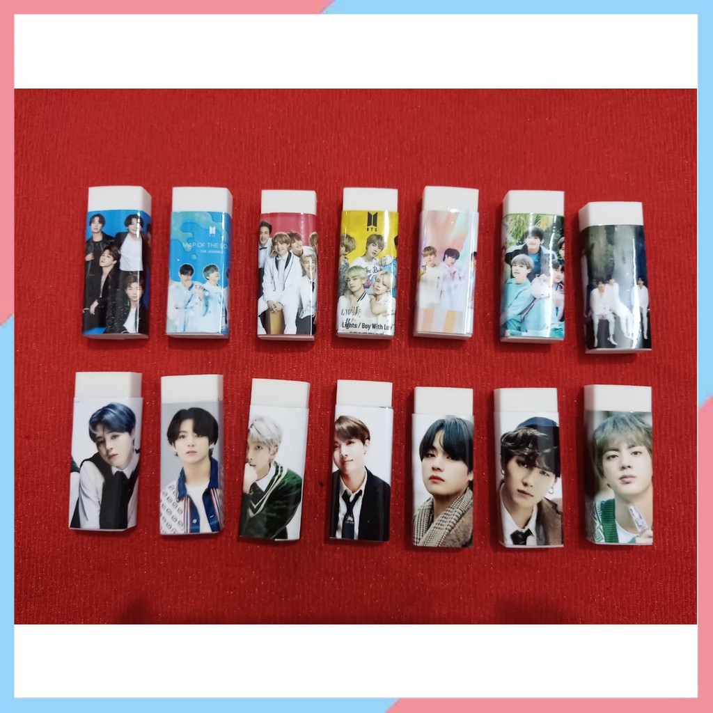 Cục Tẩy BTS - Kích thước lớn 2x8cm