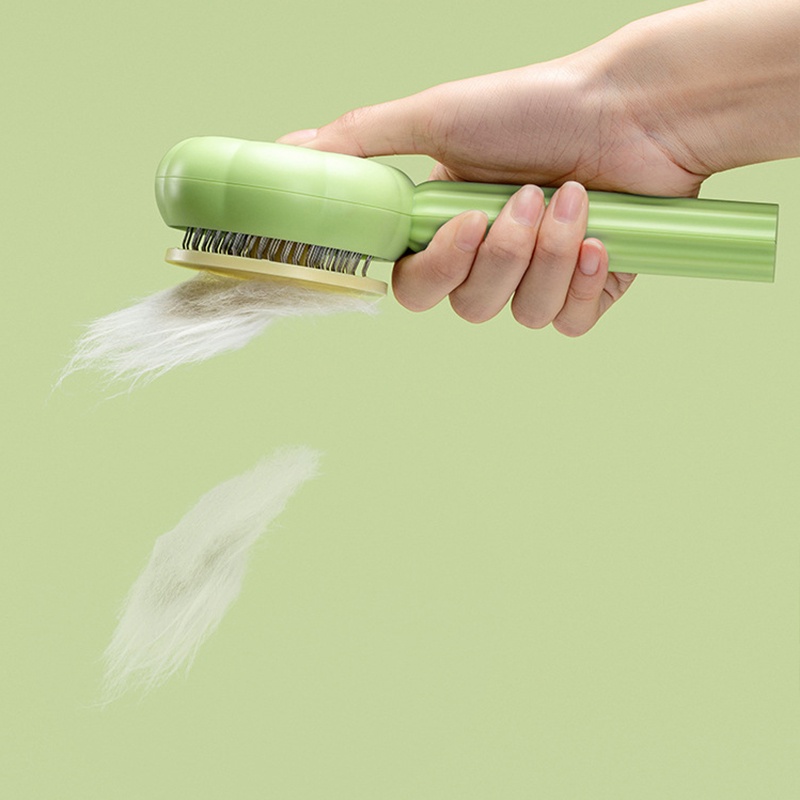 Domicoo Lược Chải Lông Tự Làm Sạch Hình Hoa Hướng Dương Cho Thú Cưng
