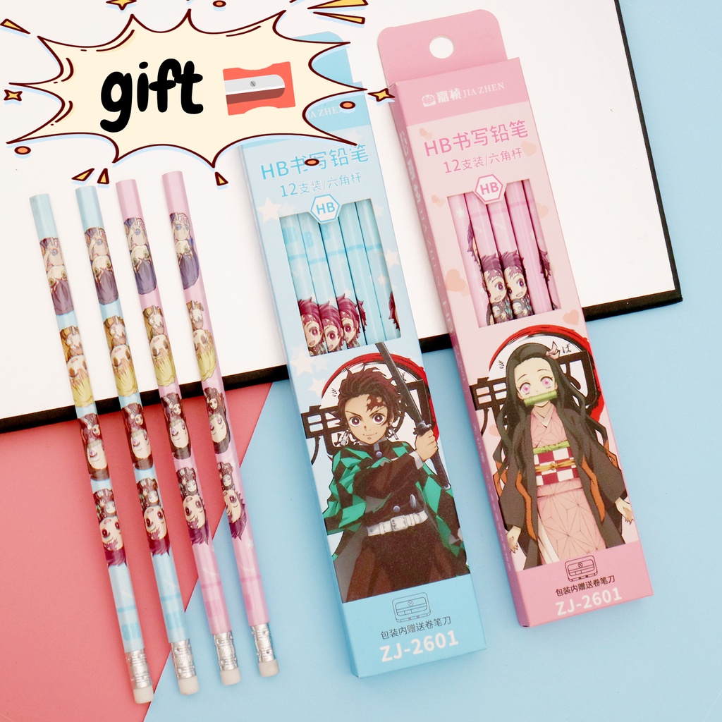 Gôm tẩy hình bút chì phong cách Nhật Bản