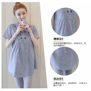 Áo bầu đẹp sơ mi công sở