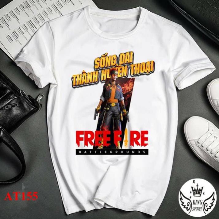 [SALE GIÁ GỐC] ÁO thun nam nữ in hình game FREE FIRE đẹp cao cấp không phai cổ tròn giá rẻ KINGSPORT