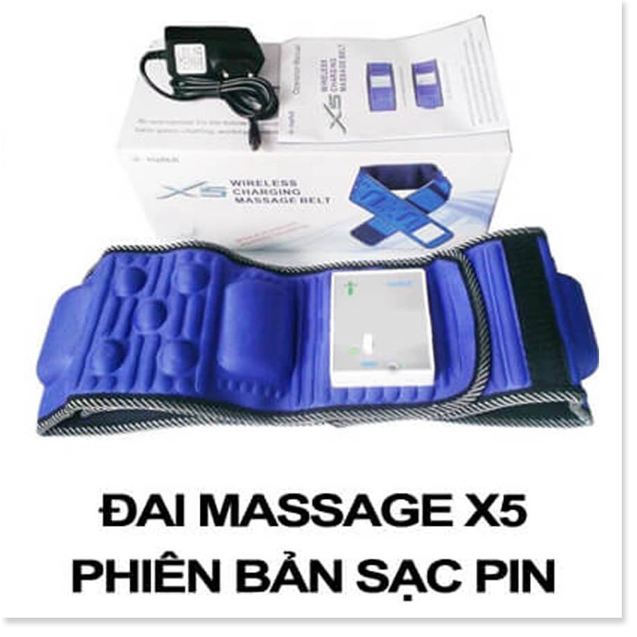 Đai massage giúp giảm mỡ bụng X5 TÍCH HỢP PIN (Loại cao cấp)
