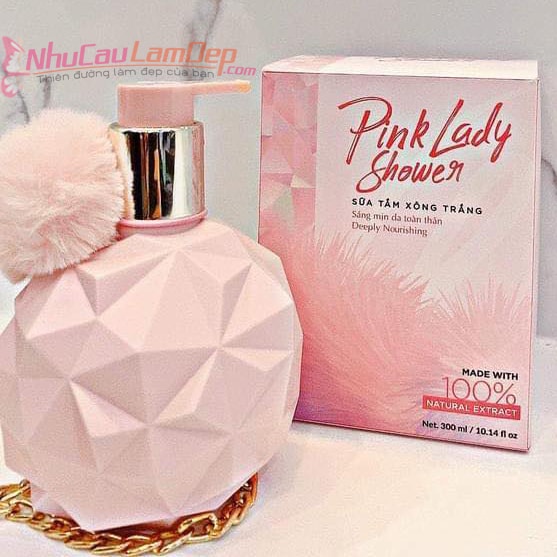 Sữa Tắm Xông Trắng Pink Lady Shower Sáng Mịn Da Toàn Thân -Minmin.cosmetic