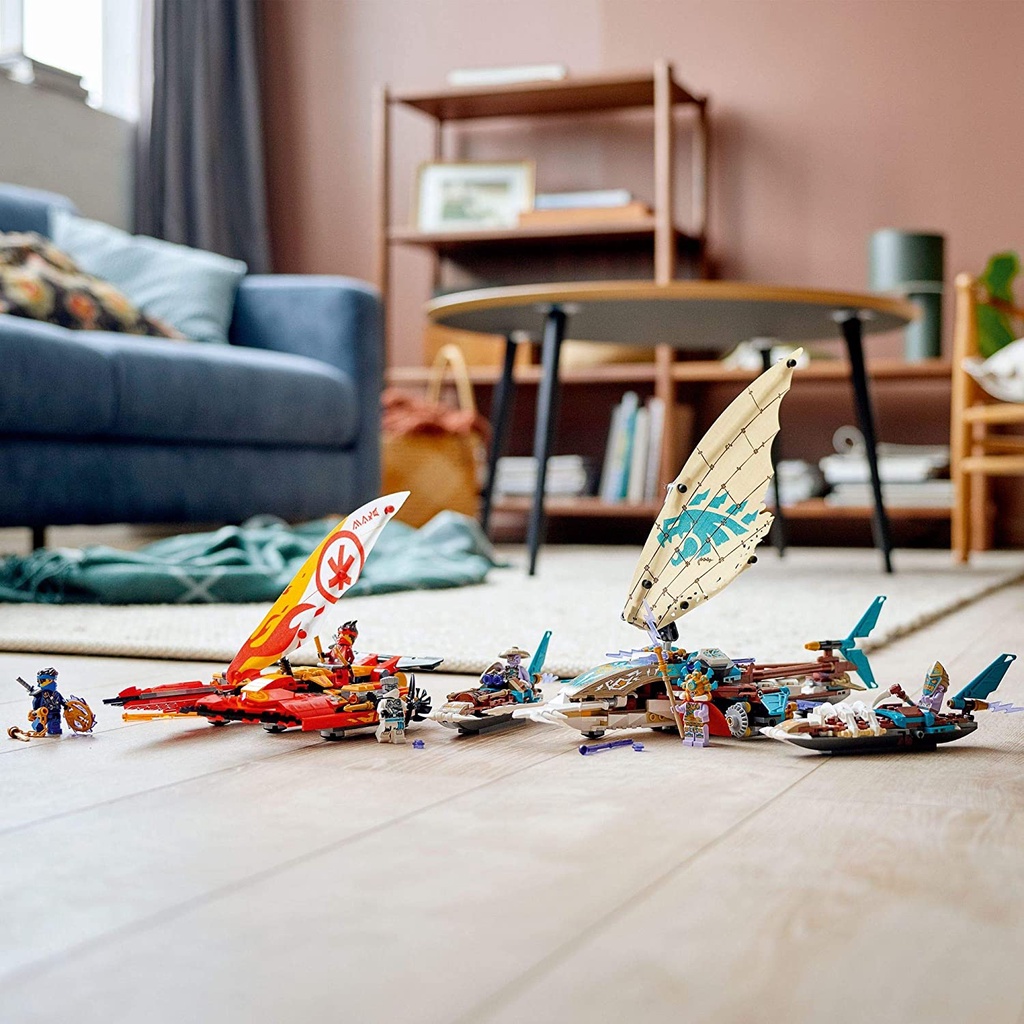 Đồ chơi LEGO 71748 Ninjago trận chiến trên biển Catmaran