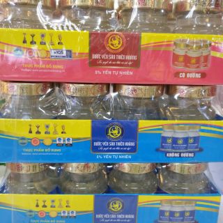 Nước yến sào thiên hoàng 8 hủ/ lốc giá khuyến mãi ( không đường và có đường ) giảm giá sốc