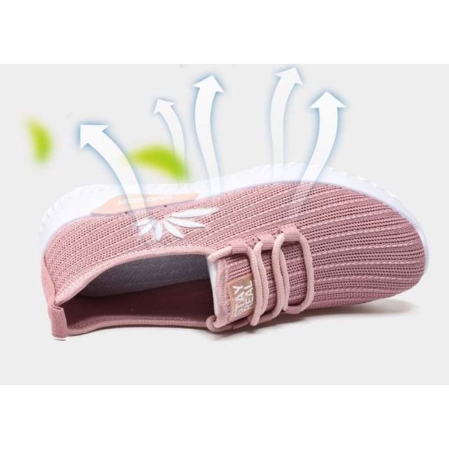 giày lười thể thao nữ thời trang siêu nhẹ siêu êm size 36 - 40
