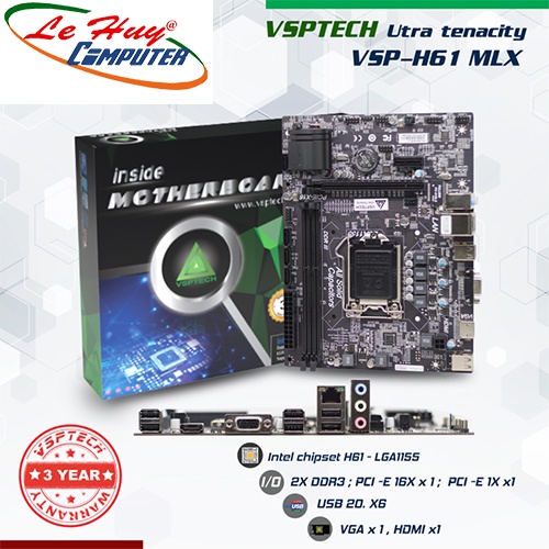 Mainboard VSPTECH H61-MLX