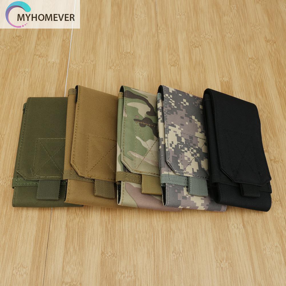 myhomever 1Pc Universal Tactical Bag for Mobile Phone Hook Cover Pouch Case Waist Bag