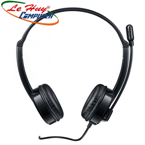 Tai nghe có dây chụp tai Rapoo H120 (Đen)