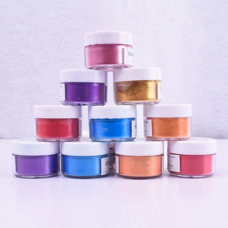 lucky* 5g Edible Flash Glitter Golden Silver Powder for Decorating Food Cake Biscuit Baking Supply