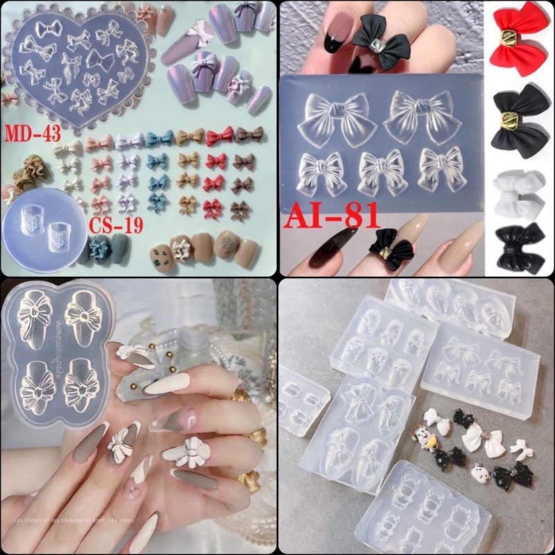 Khuôn nơ silicon các mẫu HOT