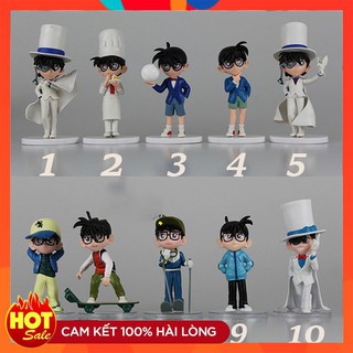 Mô hình Conan - Figure Conan & Kaito Kid - Mẫu 10 nhân vật Conan & Kaito Kid - Cao 12cm