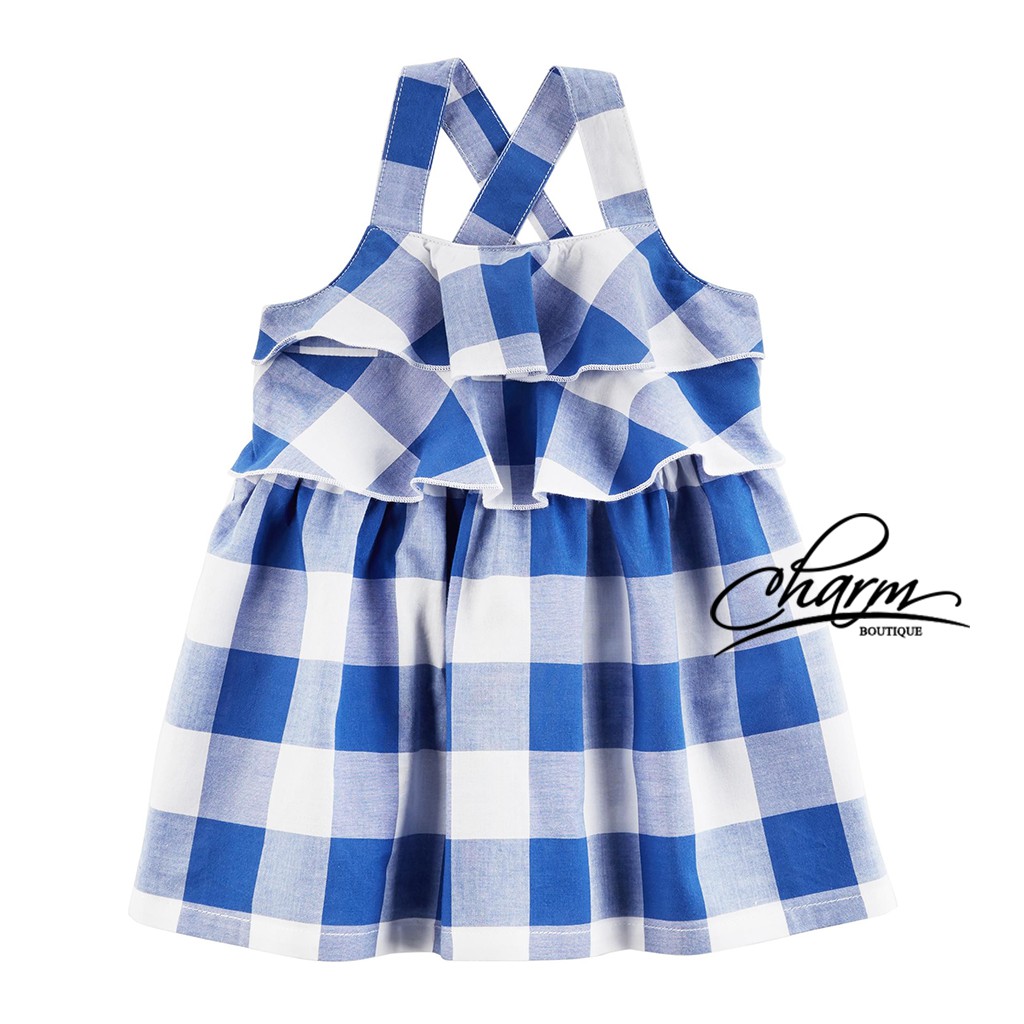 Váy Cho Bé Gái, Đầm Bé Gái Thun CARTER'S Chính Hãng