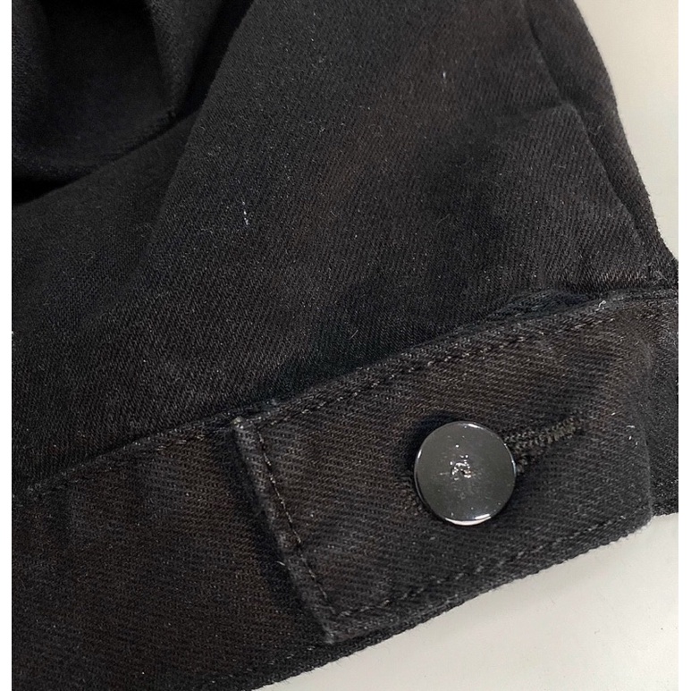 Áo Khoác JEANS BLOCK Form Rộng Phong Cách Ulzzang- 84Unisex