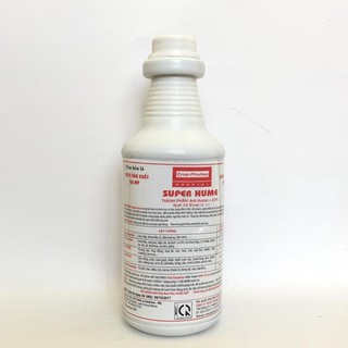 Phân bón lá sinh học SUPER HUME giải độc cây trồng, phát triển bộ rễ - Chai 1 lít