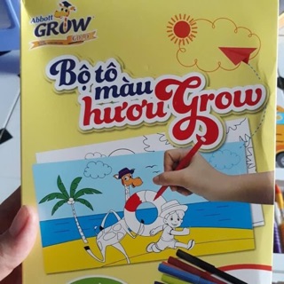 Bộ tô màu hươu grow - hàng khuyến mãi từ abbott grow
