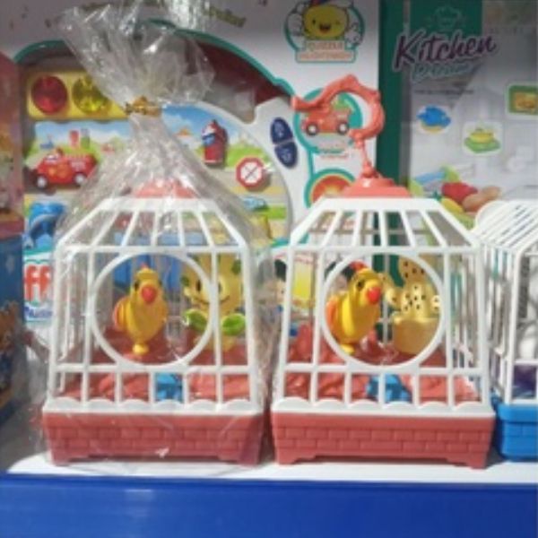 Đồ Chơi Lồng Chim Hót Có Nhạc  Và Đèn Cho Bé.