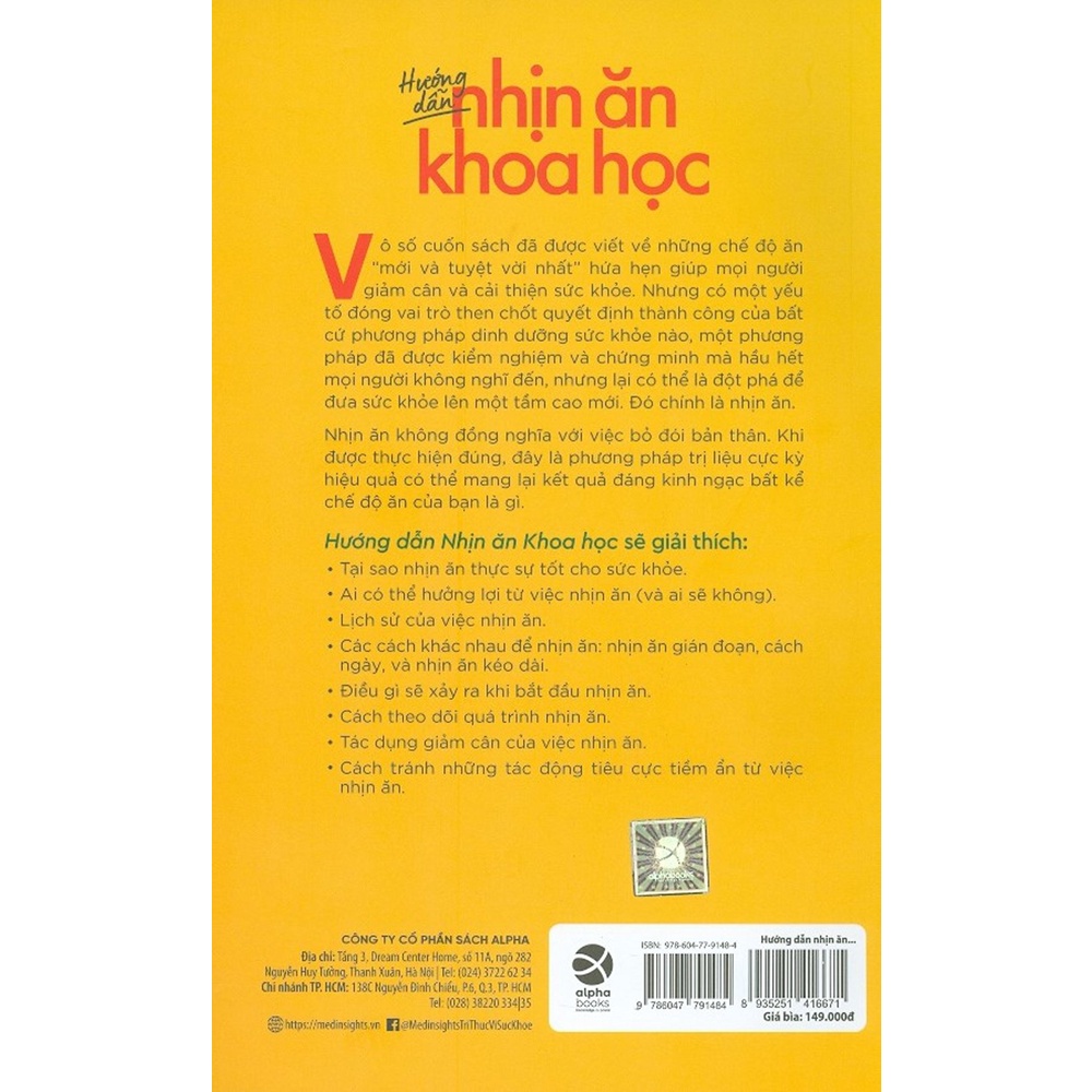 Sách - Hướng Dẫn Nhịn Ăn Khoa Học