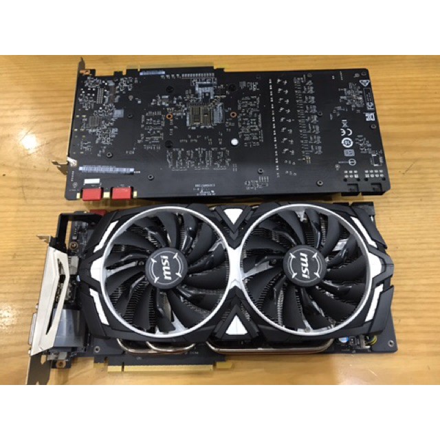 Card màn hình VGA MSI GeForce GTX 1080 Armor 8G OC 256bit 95