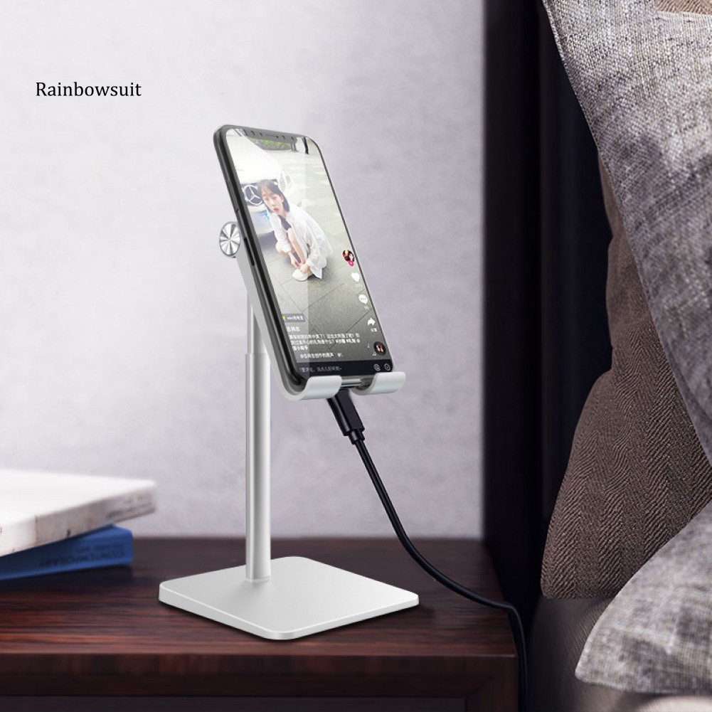 Giá Đỡ Điện Thoại Di Động Để Bàn Bằng Nhôm Ổn Định Cho ios &amp; Android