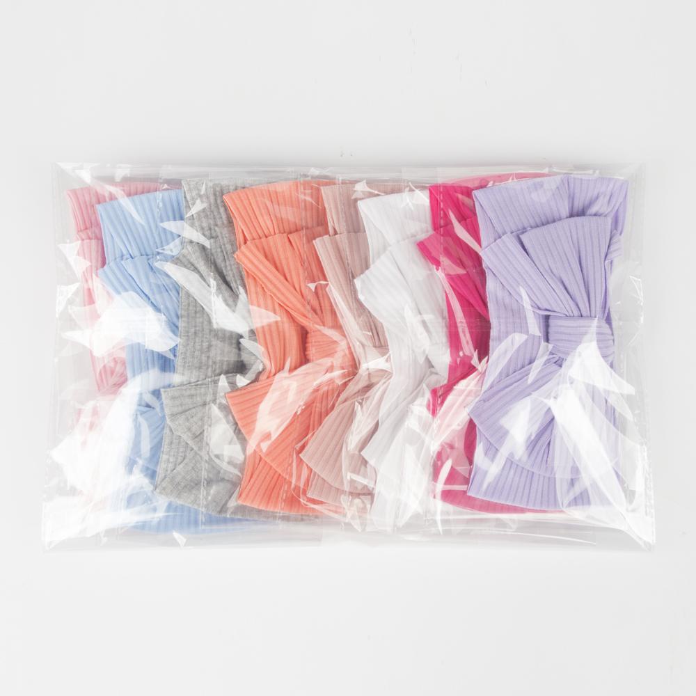 CACTU Băng Đô Mềm Co Giãn Đính Nơ Dành Cho Bé Gái