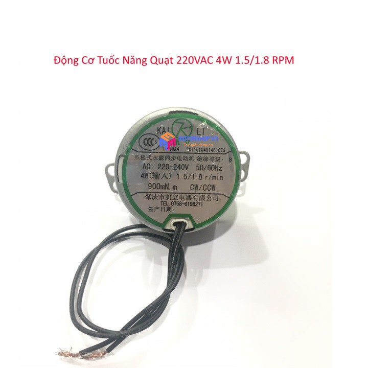 MTS Mổ tơ chuyển hướng quạt hơi nước 220V AC 4W- Động cơ tuốc năng quạt