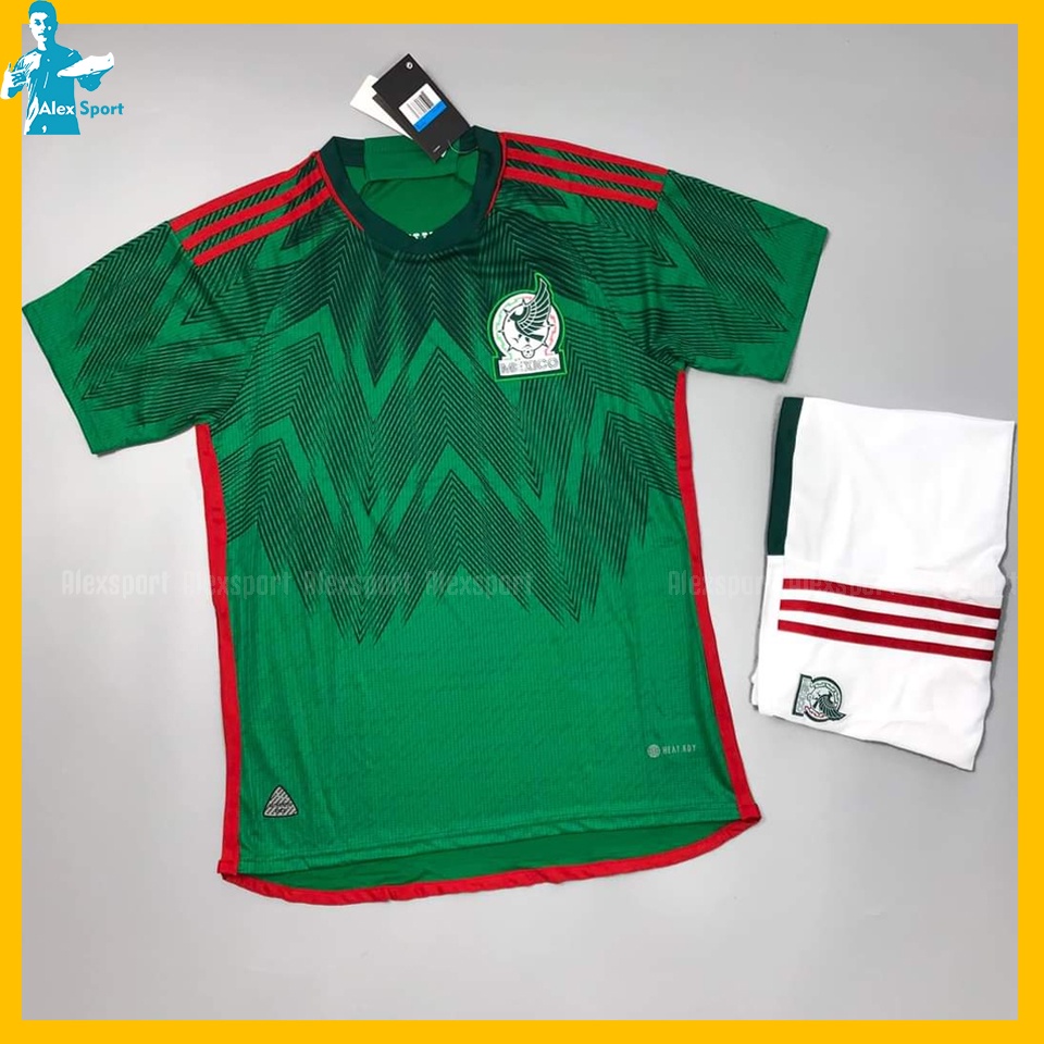 Bộ Quần Áo Bóng Đá ĐTQG Mexico xanh lá