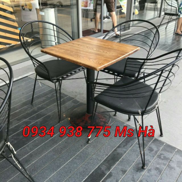 Bàn ghế cf sắt mỹ nghệ cao cấp giá rẻ