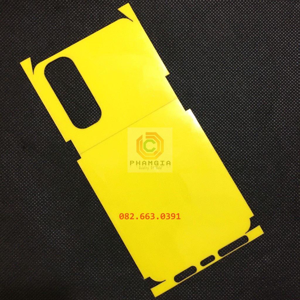 Dán PPF bóng, nhám cho Oppo Reno 4 pro màn hình, mặt lưng, full lưng viền siêu bảo vệ