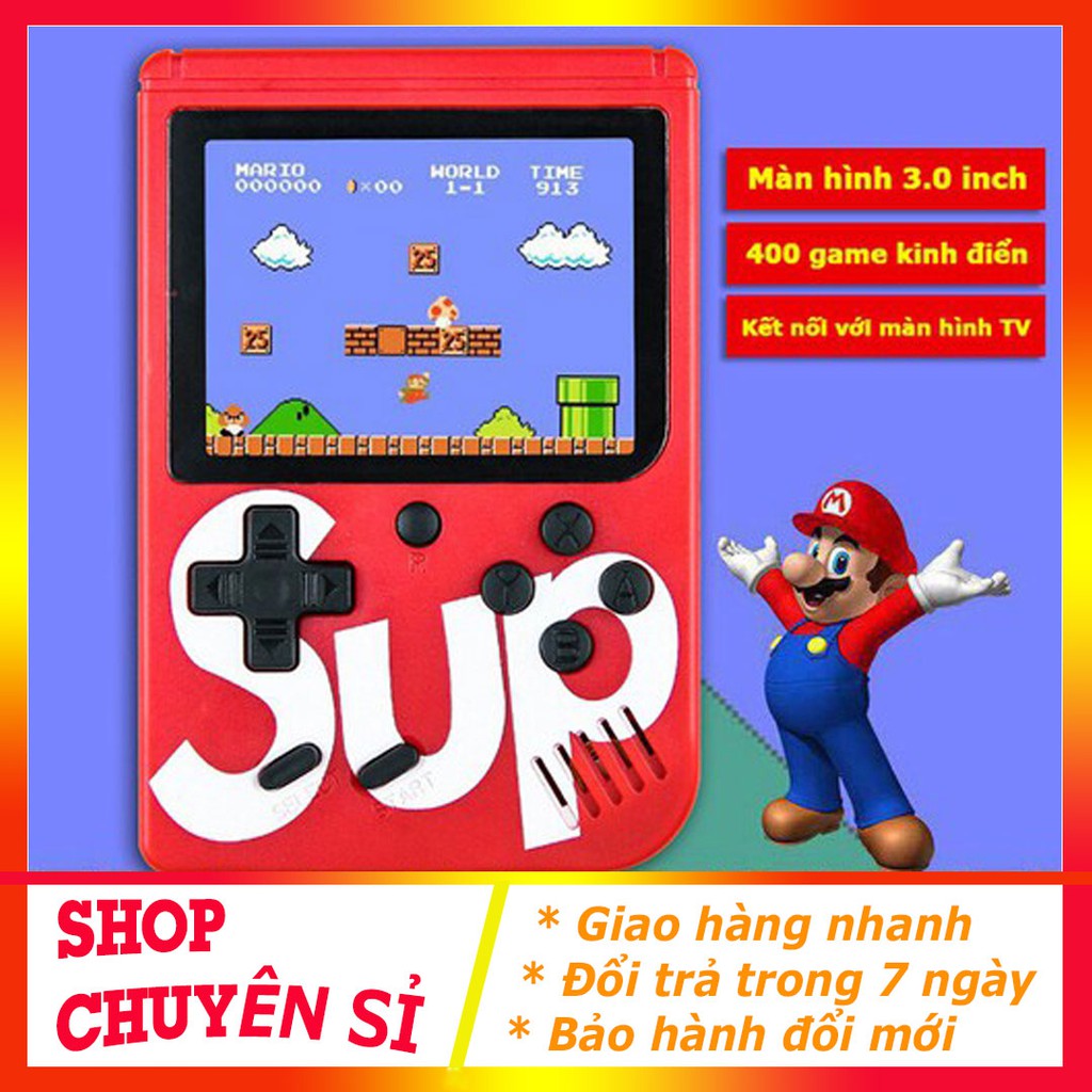 Máy Chơi Game SUP 400 trò chơi, SUP400 Cầm Tay G1 Plus 400 In 1 - HƠN 400 TRÒ CHƠI