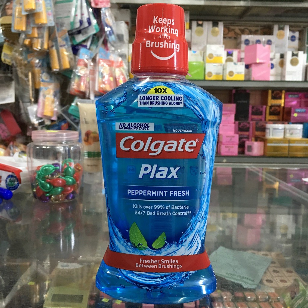 Nước súc miệng Colgate Plax Peppermint Fresh 500ml