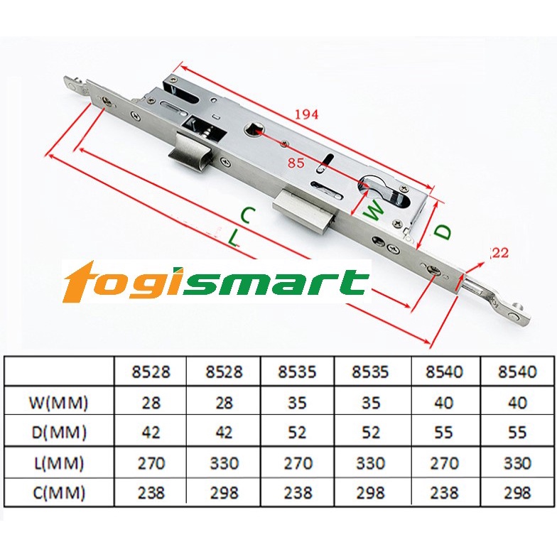 Ruột khóa vân tay Seri 85** - HÀNG CHÍNH HÃNG