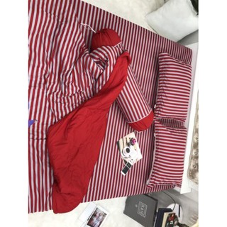 Bộ Drap Thun THÁI LAN 3D mát lạnh 4 món