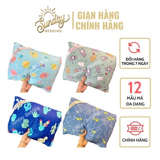 Gối cho bé cotton Muij cao cấp nhiều màu cute cho trẻ