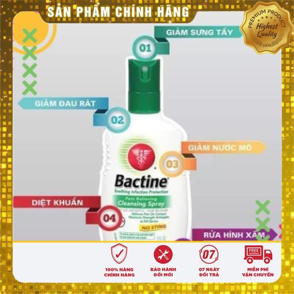 Dung dịch vệ sinh  💝 hình xăm Bactine USA