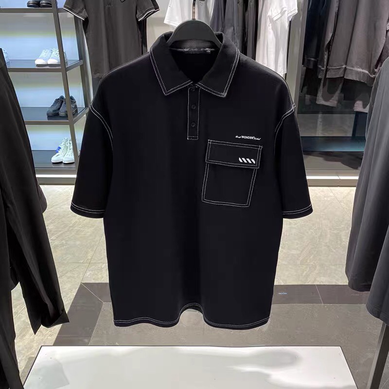 Áo Polo Oversize WONDER, JACKLANE, Áo polo cộc tay Unisex Jack Lane | BigBuy360 - bigbuy360.vn