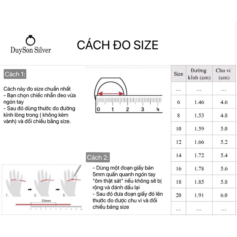 Nhẫn đôi bạc nam nữ khắc chữ cao cấp thiết kế đơn giản Basic DUYSON SILVER [ND3]