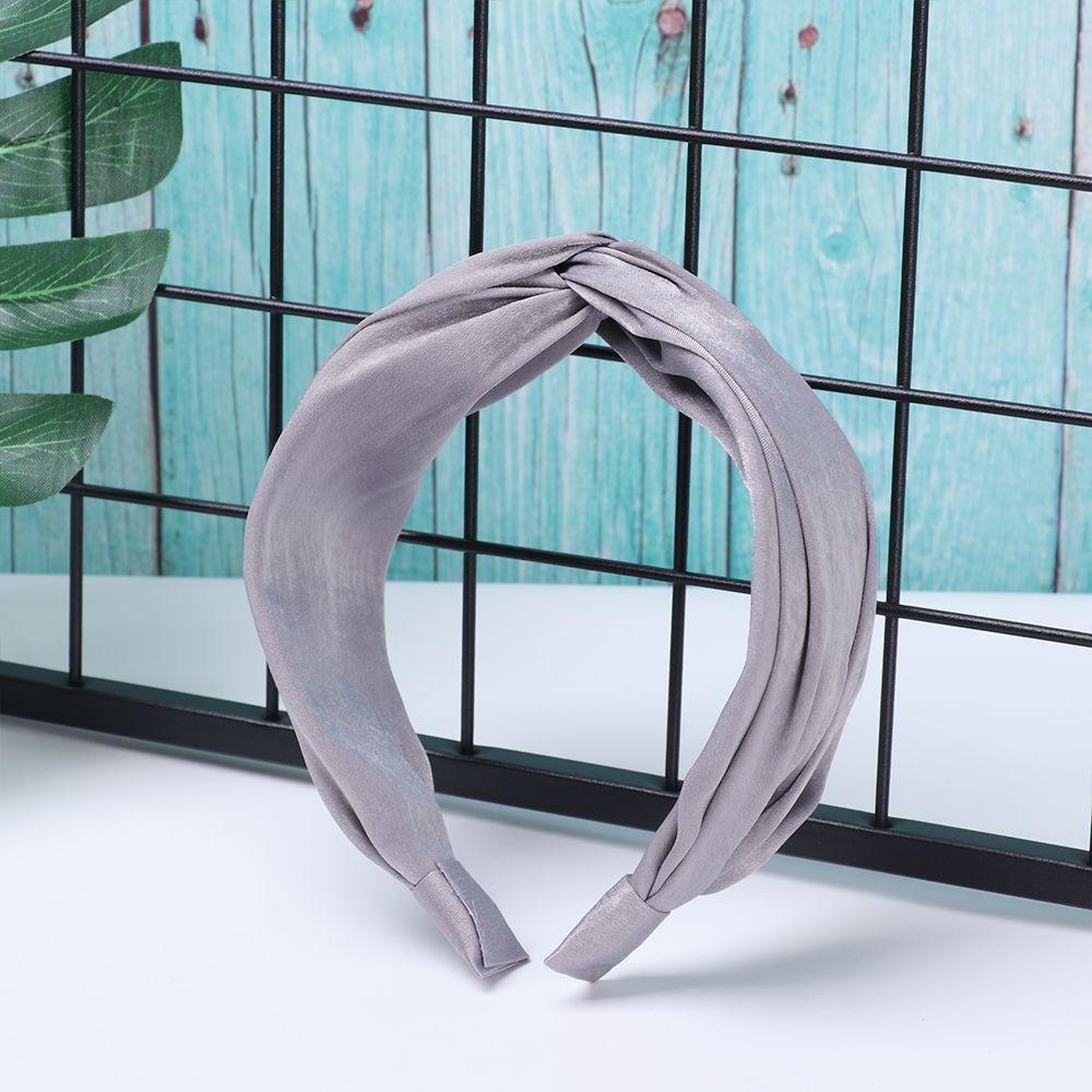Băng Đô Vải Cotton Chiffon Bản Rộng Thắt Nút Dễ Thương