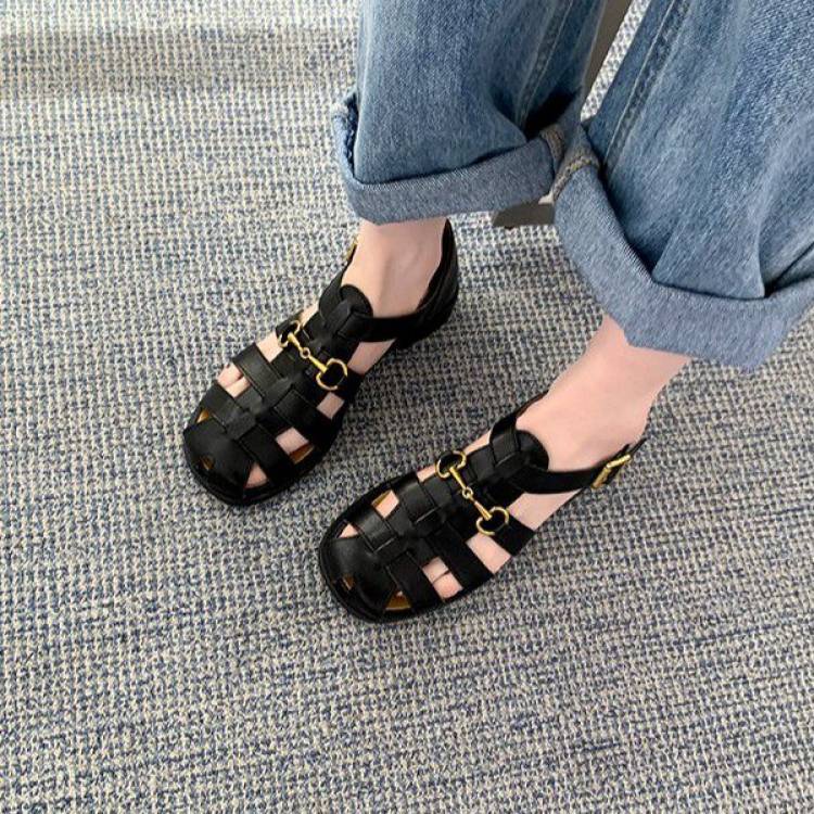 Giày Sandal Hở Ngón Phong Cách Hàn Quốc Thời Trang Mùa Hè 2022 Dành Cho Nữ