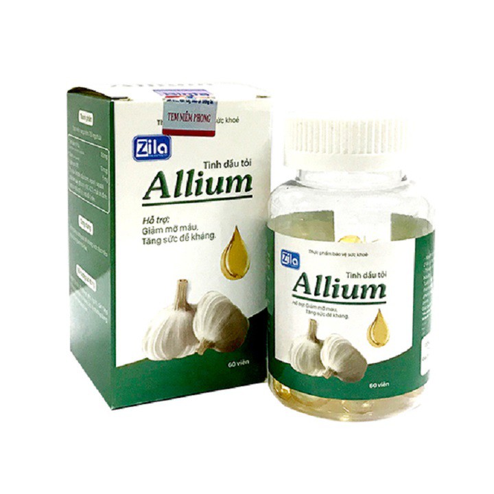 Bộ 4 hộp TINH DẦU TỎI ALLIUM (60v/1 hộp) tặng 3 hộp Trà Nhân Sâm Hàn Quốc Wongin T Ginseng Tea (10 hộp x 10 gói x 3gr)