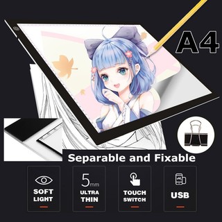 Bộ bảng vẽ có đèn led khổ A4 chất lượng cao tiện dụng