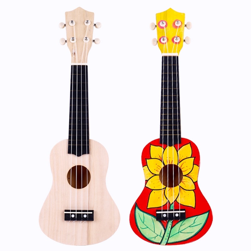 Đàn ukulele gỗ mộc tự sơn size 21/ Size 23 kích thích sự sáng tạo