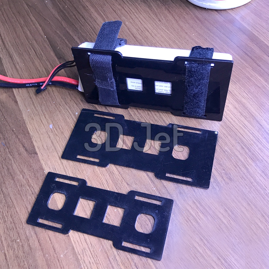 Gá giữ pin Lipo cho tàu thuyền RC, tấm giữ pin mica, khung cố định pin lipo